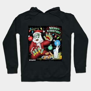 Santa Zombie wants Brains by Grafixs© / Miguel Heredia Hoodie